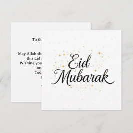 Eid mubarak Personlig modern kort