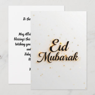 Eid mubarak Personlig Modern Kort