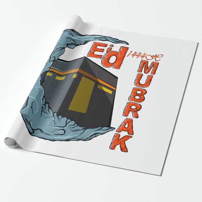 Eid mubarak presentpapper (Utrullad)