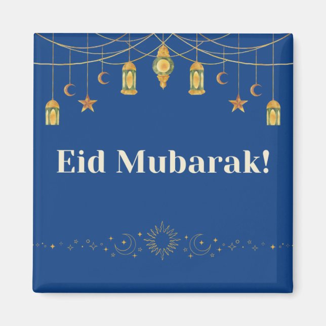 Eid Mubarak Ramadan BeSnygg Magnet Gift (Framsidan)