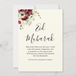 Eid Mubarak Ramadan Kareem Eid al-Fitr hälsning Julkort