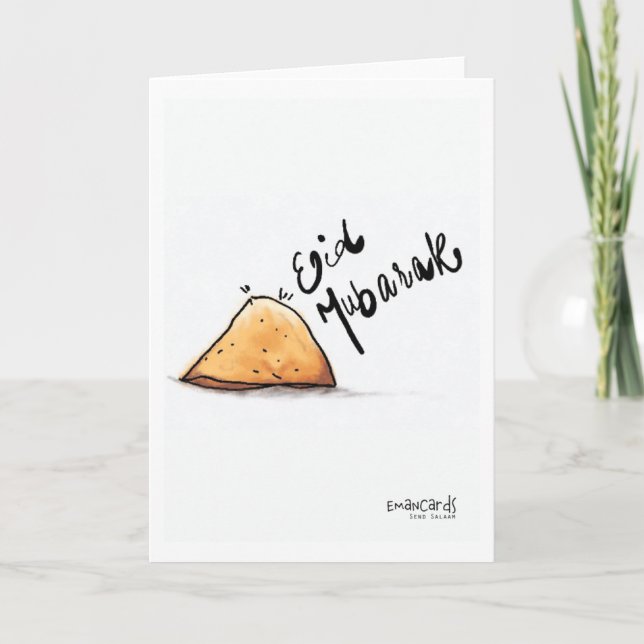 Eid Mubarak - Samosa Kort (Framsida)