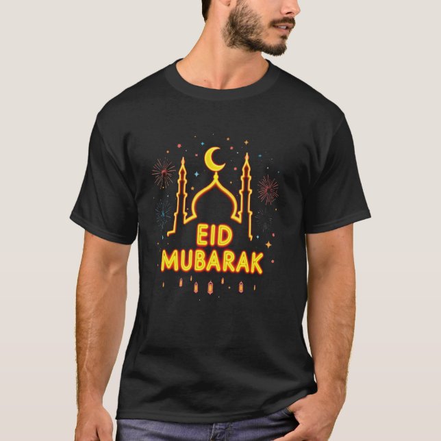 Eid Mubarak T Shirt (Framsida)