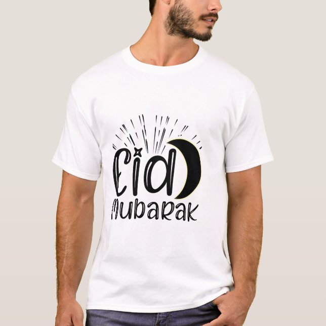 Eid Mubarak T Shirt (Framsida)