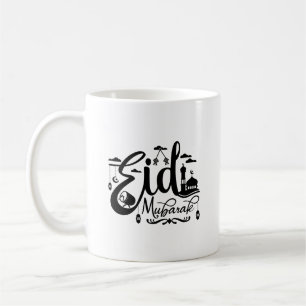 Eid Mubarak Typography Mugg