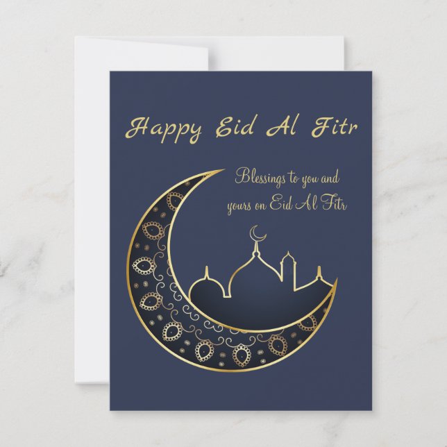 Eid Mubarak välkomstkort Julkort (Framsida)