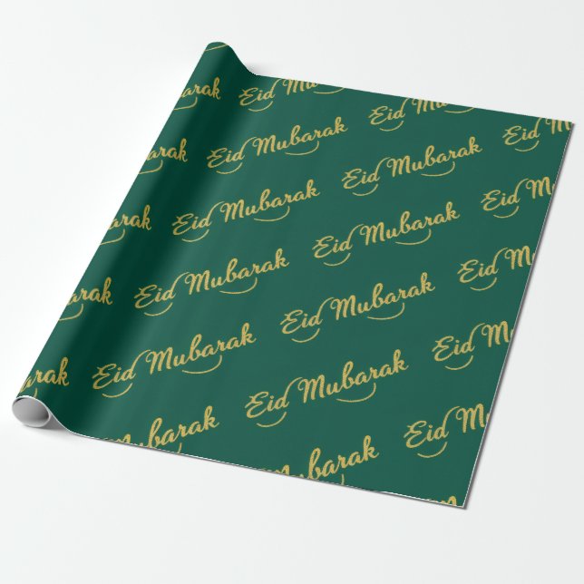 Eid Mubarak Wrapping Paper Presentpapper (Utrullad)