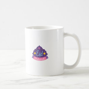 Eid Mubaraks Lila och Rosa Kaffemugg