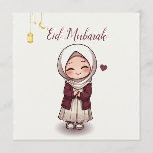Eid Penghållare,Eidi-kuvert för barn,Presentkort Inbjudningar