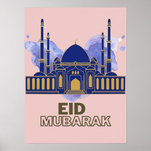 Eid poster| Eid Mubarak poster (Framsidan)