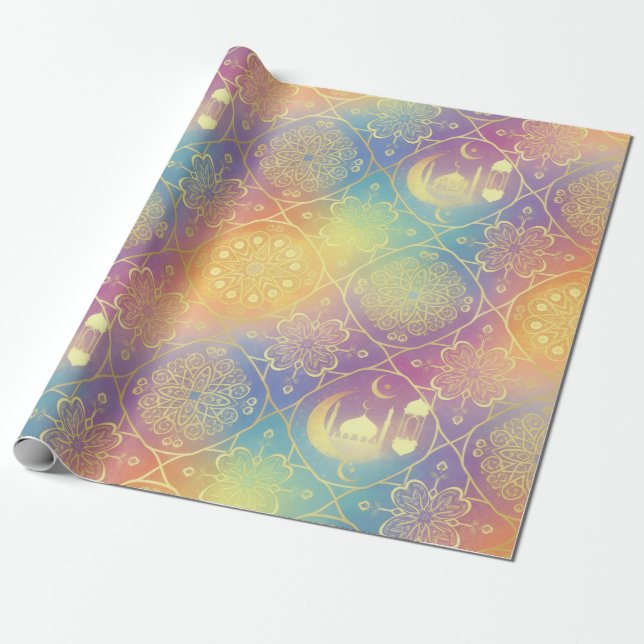 Eid/Ramadan Wrapping Paper Presentpapper (Utrullad)