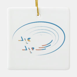 Eid, Spiral av Joy Julgransprydnad Keramik