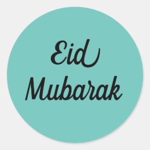 Eid Stickers Runt Klistermärke
