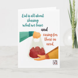 Eid ul Adha Mubarak - Att dela kött Kort
