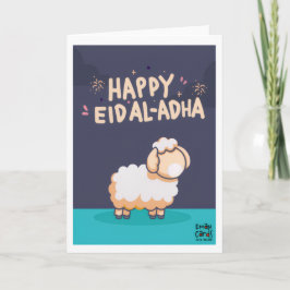 Eid ul Adha Mubarak - Cute Sheep Kort