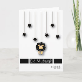 Eid ul Adha Mubarak - Cute Sheep Kort