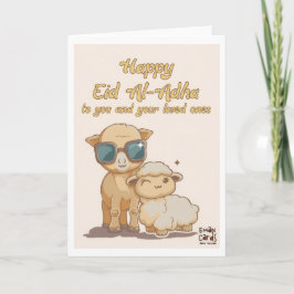 Eid ul Adha Mubarak - Funny Animals Kort