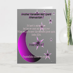 Eid ul Fitr hälsning Helgkort
