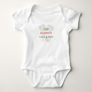 "Eidi Accepted in Pengarar & Hugs" Lusen Baby Body T Shirt