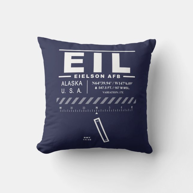 Eielson AFB Flygbas EIL Kudde (Framsida)