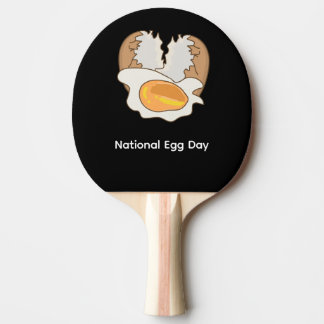 Eiertag mit Spiegei Pingisracket
