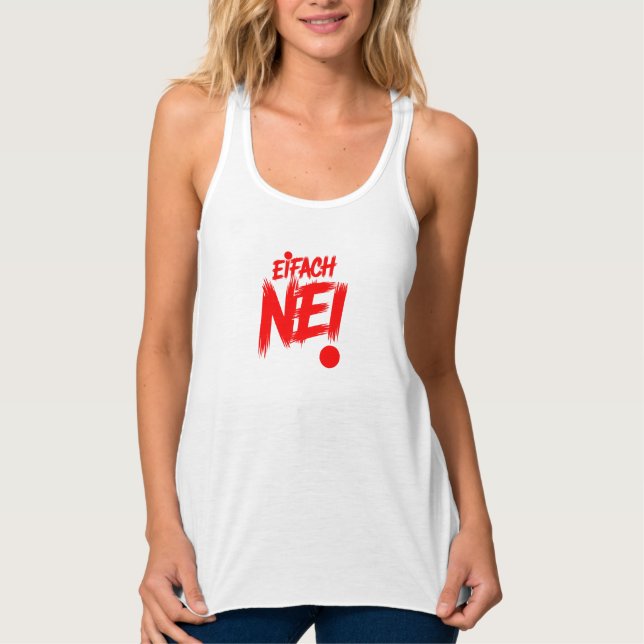 Eifach nei linne med racerback  (Framsida)