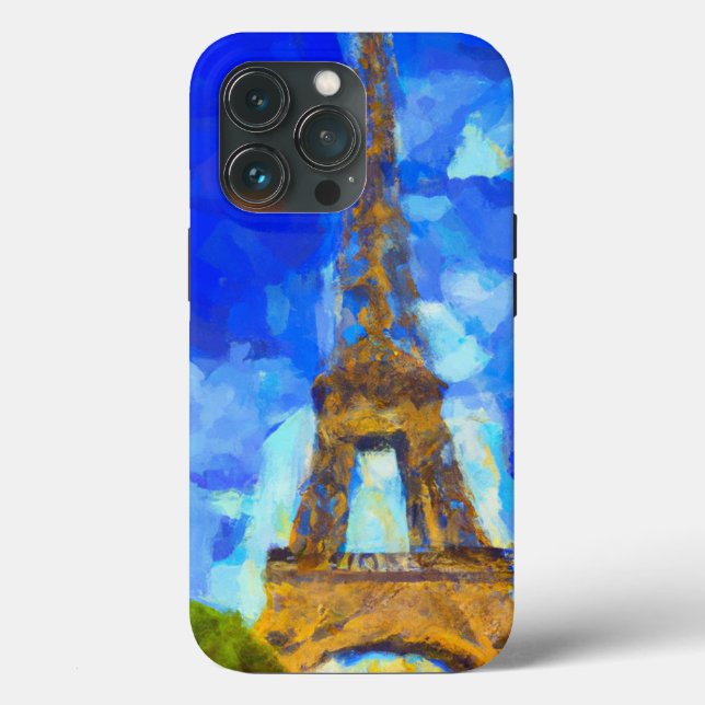 Eifel Torn i stil i Van Gogh (Baksida )