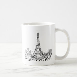Eifel torn Paris Kaffemugg