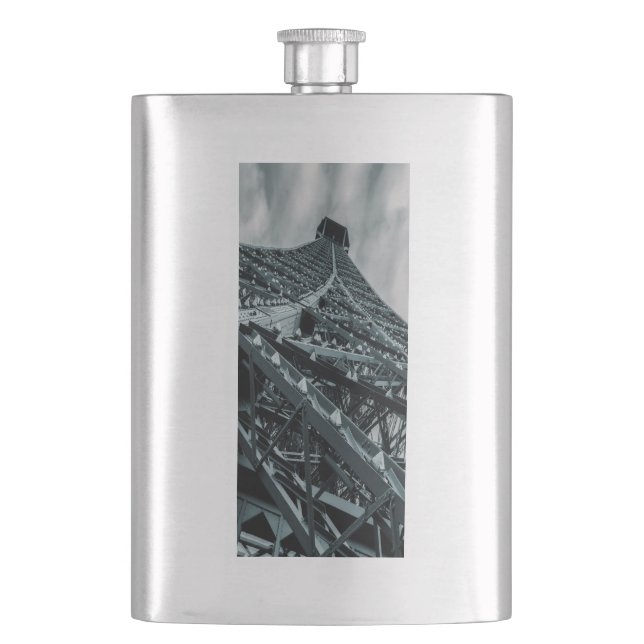 Eifel torn Paris Steel och himlar-kolven Fickplunta (Framsidan)