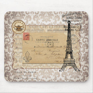 Eiffel för Paris vintageshabby chic torn Musmatta