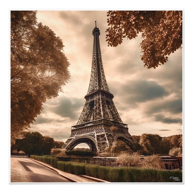 Eiffel  fototryck (Framsidan)