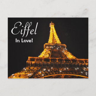 Eiffel i Kärlek vykort