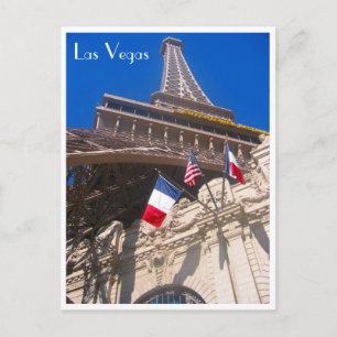 eiffel las vegas vykort