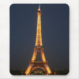 Eiffel på natten musmatta
