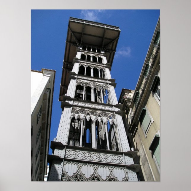 Eiffel - Santa Justa Elevator/Elvador Poster (Framsidan)