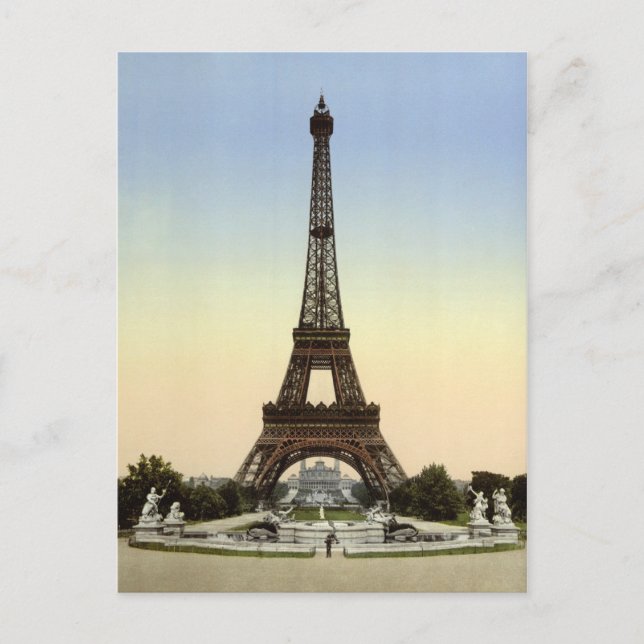 Eiffel Torn 1900 Vykort (Framsida)