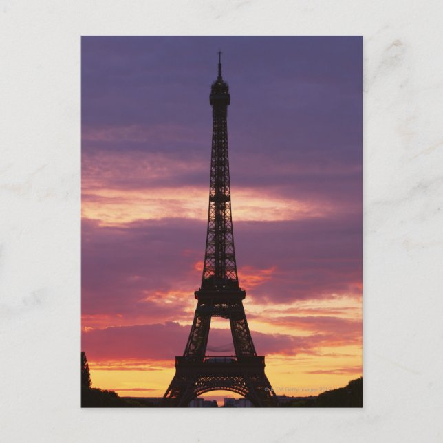 Eiffel Torn 2 Vykort (Framsida)