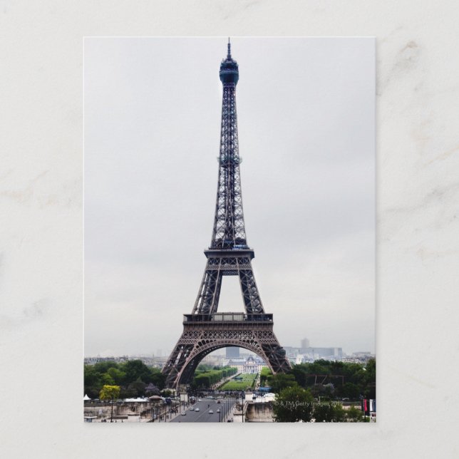 Eiffel Torn 4 Vykort (Framsida)