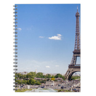 eiffel-torn anteckningsbok