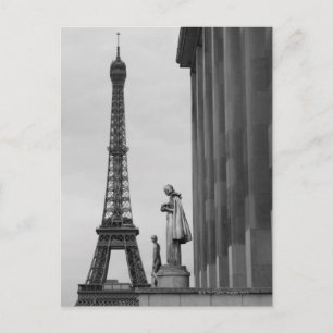 Eiffel Torn är en lattice från järn 1800-talet Vykort