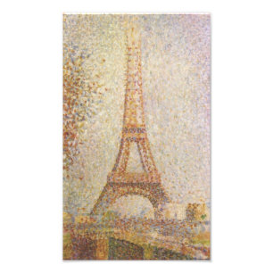 Eiffel Torn av Georges Seurat Fototryck