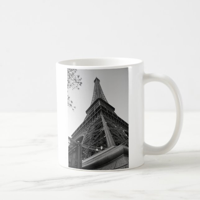 Eiffel Torn b/w Kaffemugg (Höger)