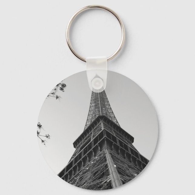 Eiffel Torn b/w Nyckelring (Framsida)