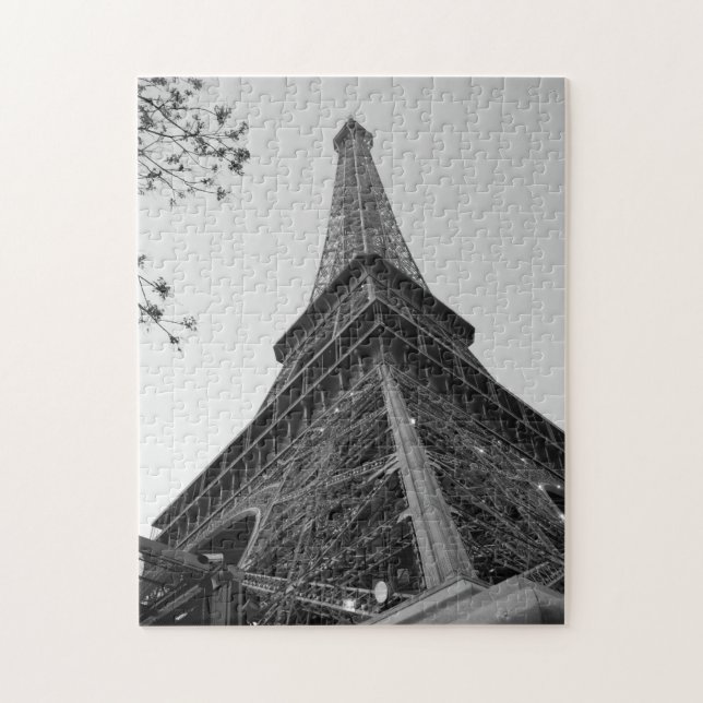 Eiffel Torn b/w Pussel (Vertikal)