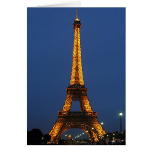 Eiffel Torn Beauty Hälsningskort