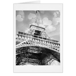 Eiffel Torn, Black and White, Tom OBS Kort