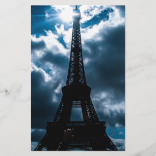 Eiffel Torn Blue Night