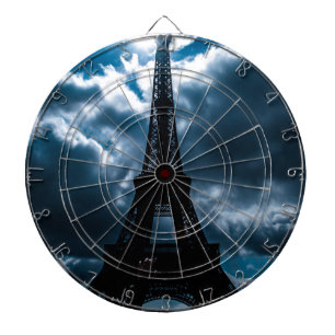 Eiffel Torn Blue Night Piltavla