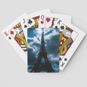 Eiffel Torn Blue Night Spel Kort