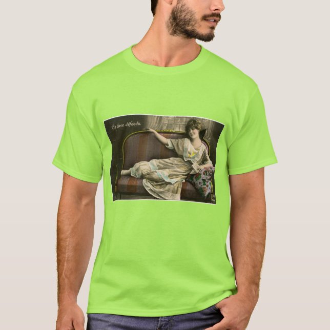Eiffel Torn Bridge, Paris Frankrike T Shirt (Framsida)